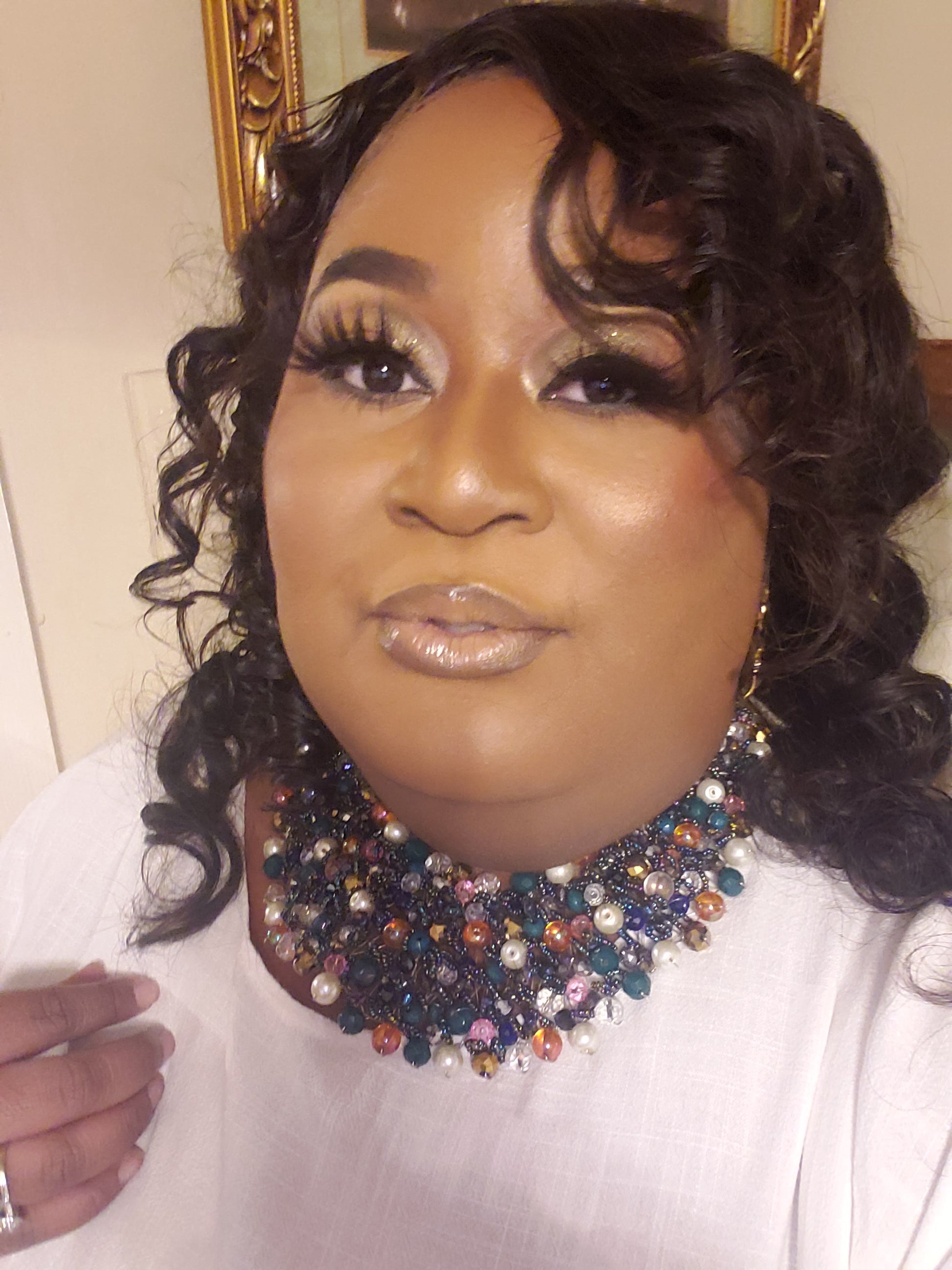 "Love The Person, Fight The Spirit" Signature Statement Piece Necklace "True Minnie Fashion"