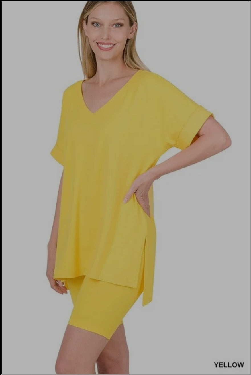 Let's Lounge, Sis! (1XL-3XL) Short Sets *Assorted Colors