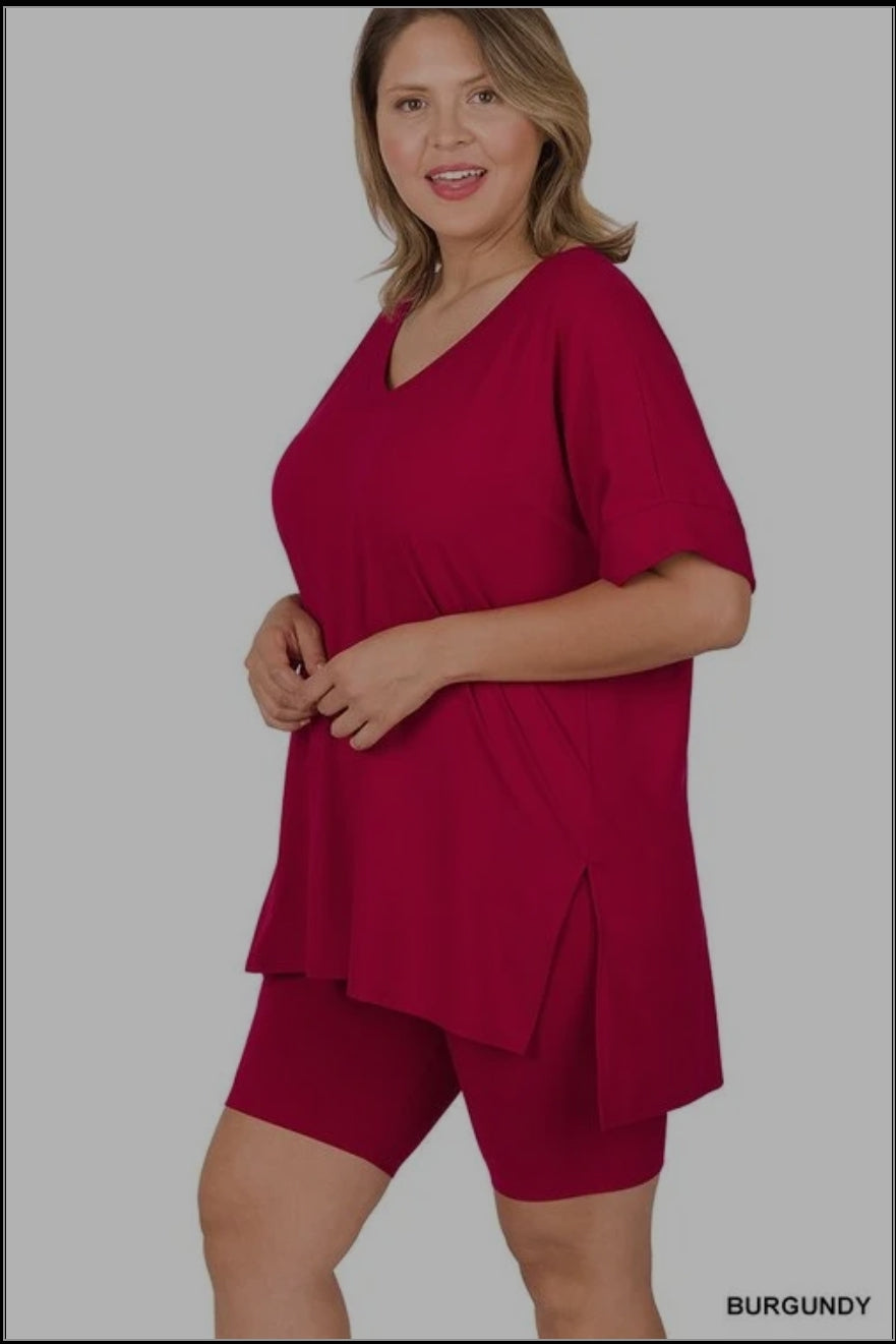 Let's Lounge, Sis! (1XL-3XL) Short Sets *Assorted Colors