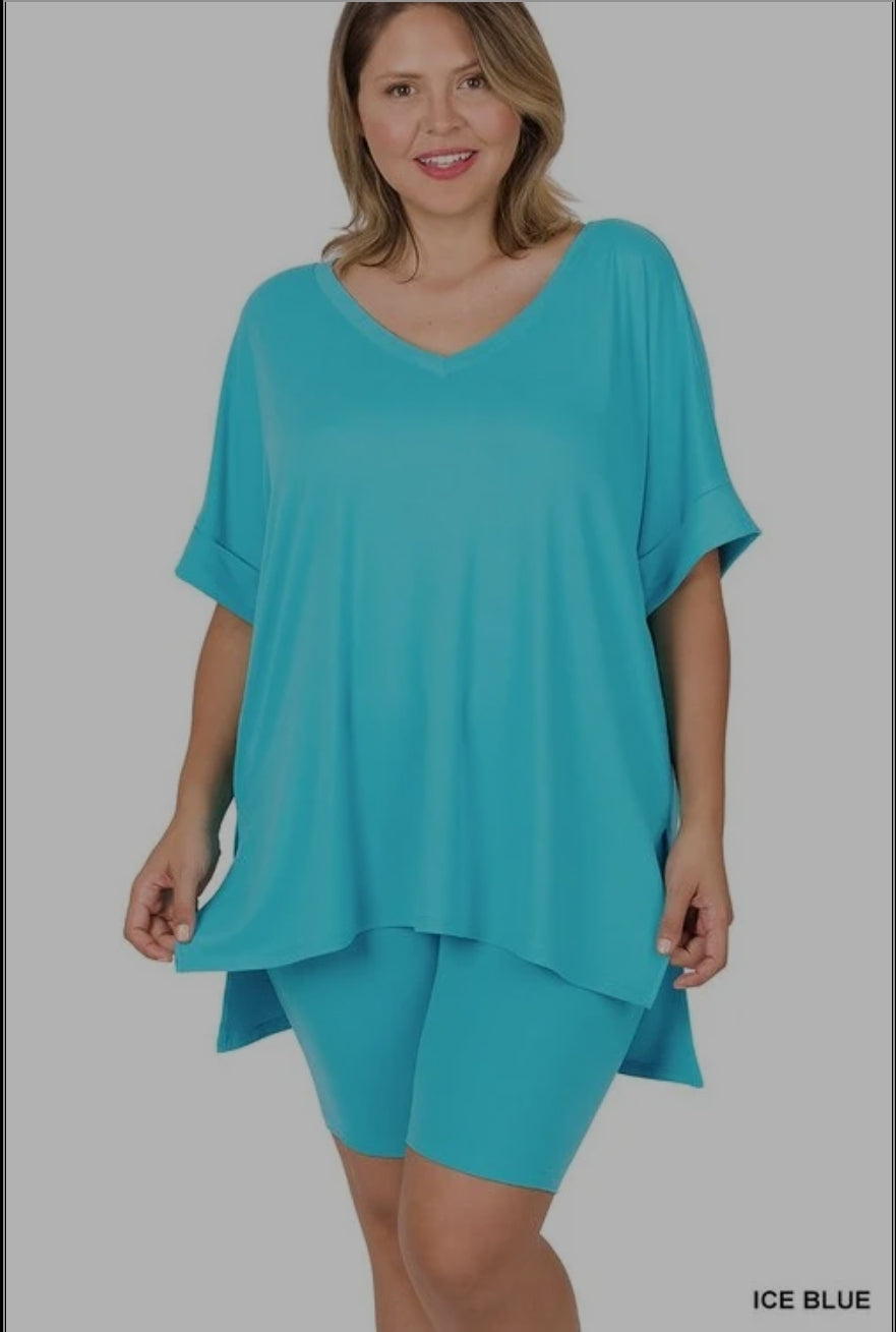 Let's Lounge, Sis! (1XL-3XL) Short Sets *Assorted Colors