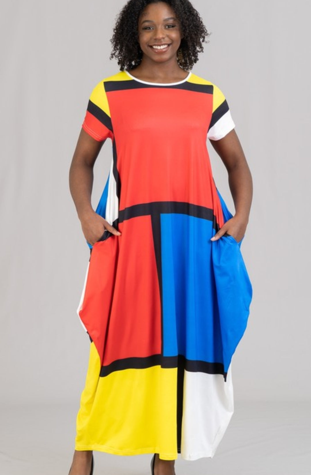 Colorblock Maxi Dress